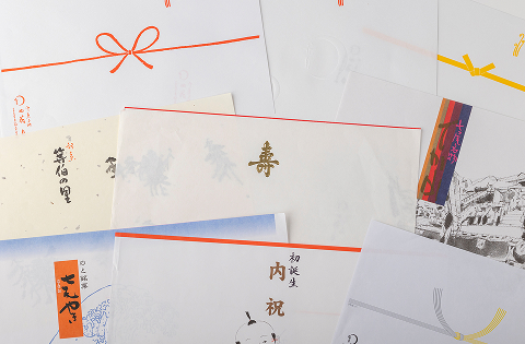 用途に合わせて掛け紙をご用意いたします。